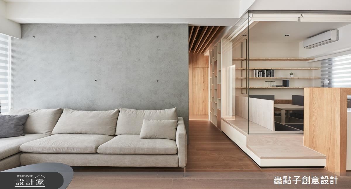 25坪新成屋(5年以下)＿療癒風客廳案例圖片＿蟲點子創意設計＿蟲點子_51之15