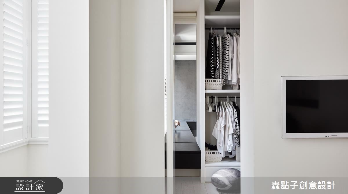 22坪老屋(16~30年)＿簡約風更衣間案例圖片＿蟲點子創意設計＿蟲點子_52之17