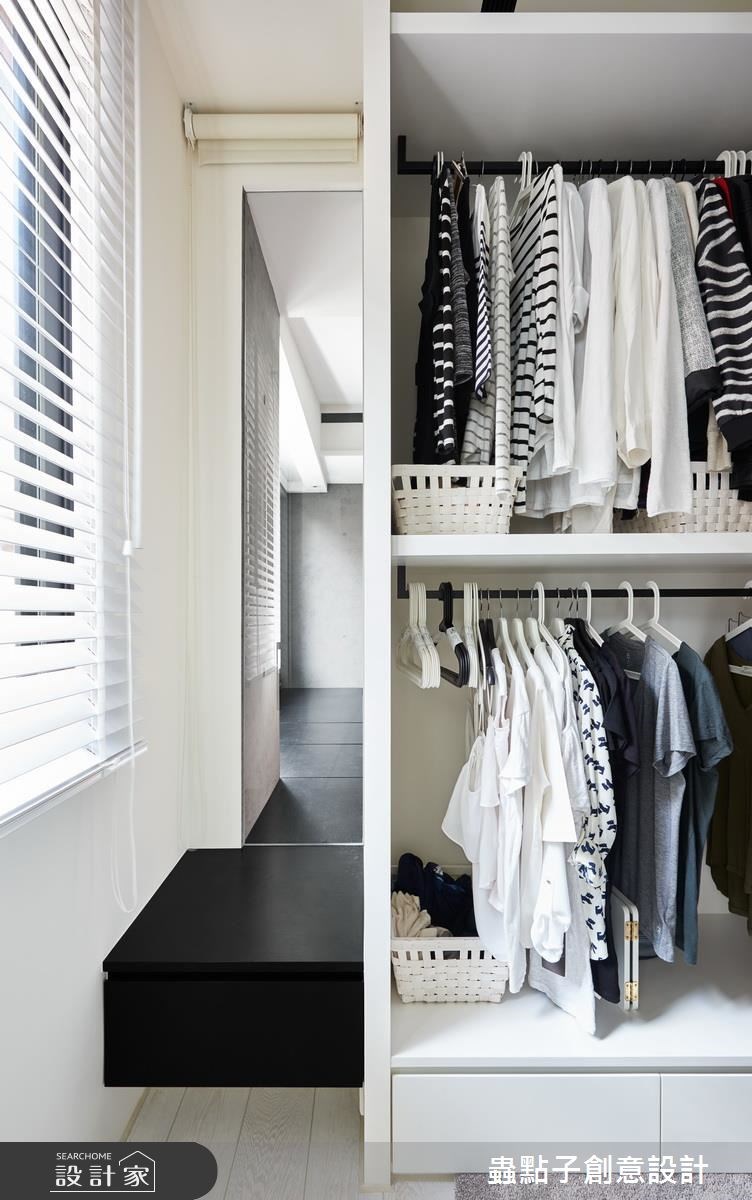 22坪老屋(16~30年)＿簡約風更衣間案例圖片＿蟲點子創意設計＿蟲點子_52之18