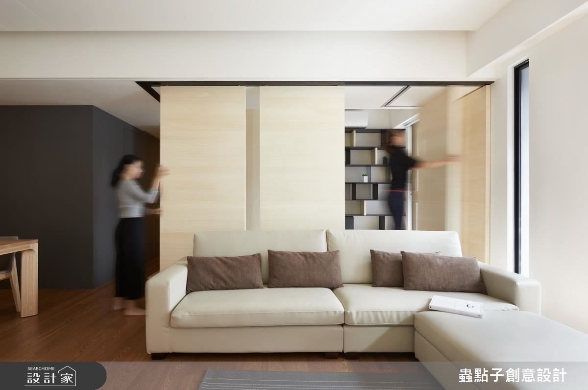 30坪新成屋(5年以下)＿療癒風客廳案例圖片＿蟲點子創意設計＿蟲點子_53之5