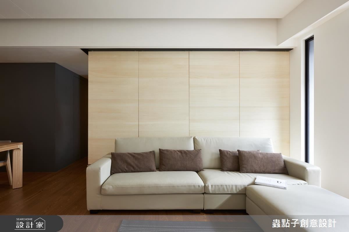 30坪新成屋(5年以下)＿療癒風客廳案例圖片＿蟲點子創意設計＿蟲點子_53之6