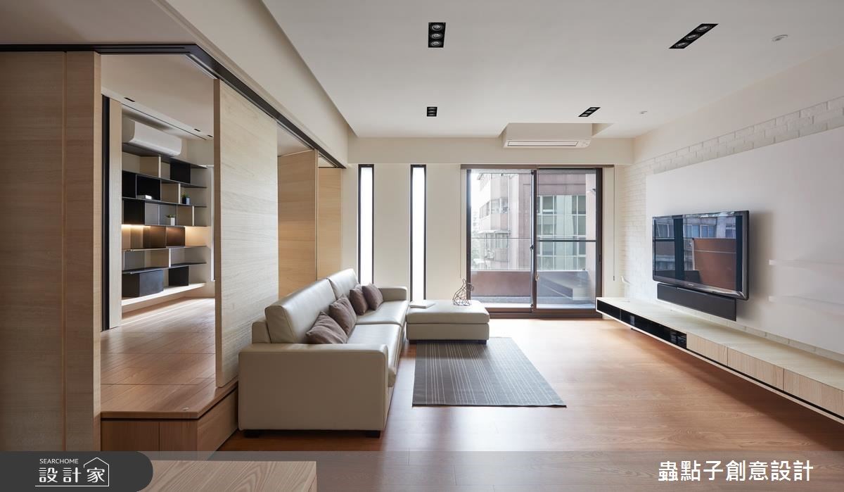 30坪新成屋(5年以下)＿療癒風客廳案例圖片＿蟲點子創意設計＿蟲點子_53之9