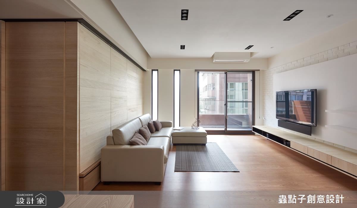 30坪新成屋(5年以下)＿療癒風客廳案例圖片＿蟲點子創意設計＿蟲點子_53之11