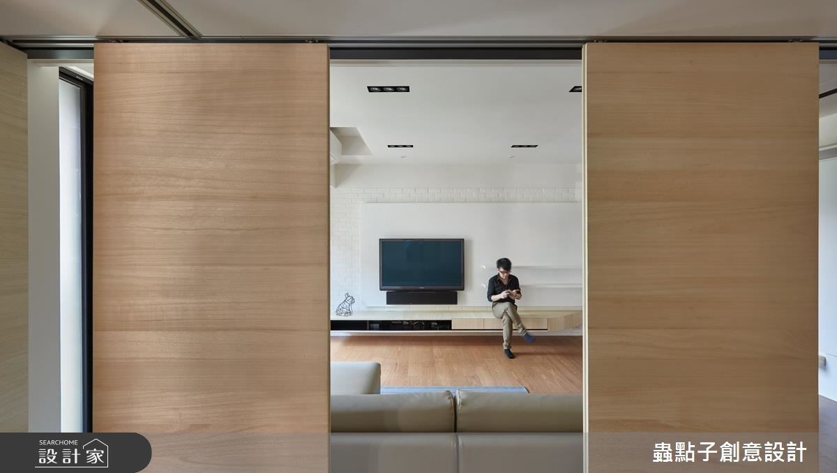 30坪新成屋(5年以下)＿療癒風客廳案例圖片＿蟲點子創意設計＿蟲點子_53之12