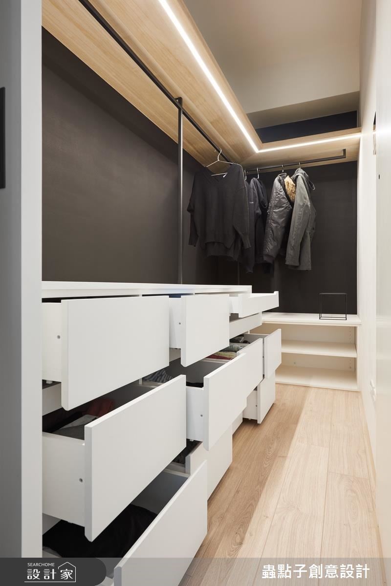 25坪新成屋(5年以下)＿北歐風更衣間案例圖片＿蟲點子創意設計＿蟲點子_54之29