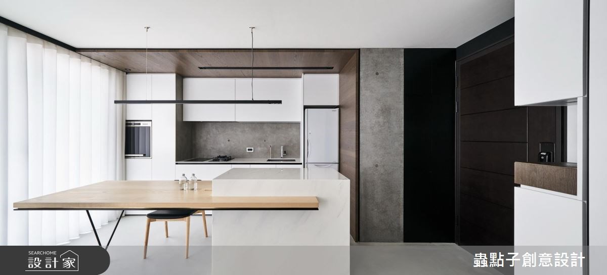 14坪新成屋(5年以下)＿北歐風餐廳廚房吧檯案例圖片＿蟲點子創意設計＿蟲點子_55之3
