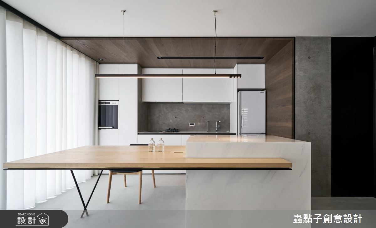 14坪新成屋(5年以下)＿北歐風餐廳廚房吧檯案例圖片＿蟲點子創意設計＿蟲點子_55之4