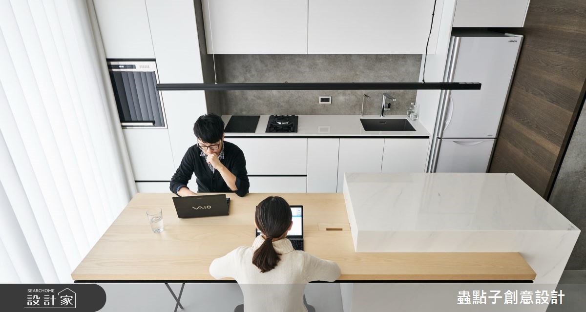 14坪新成屋(5年以下)＿北歐風餐廳廚房吧檯案例圖片＿蟲點子創意設計＿蟲點子_55之6