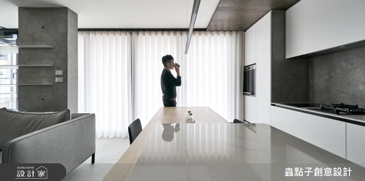 14坪新成屋(5年以下)＿北歐風餐廳廚房吧檯案例圖片＿蟲點子創意設計＿蟲點子_55之8
