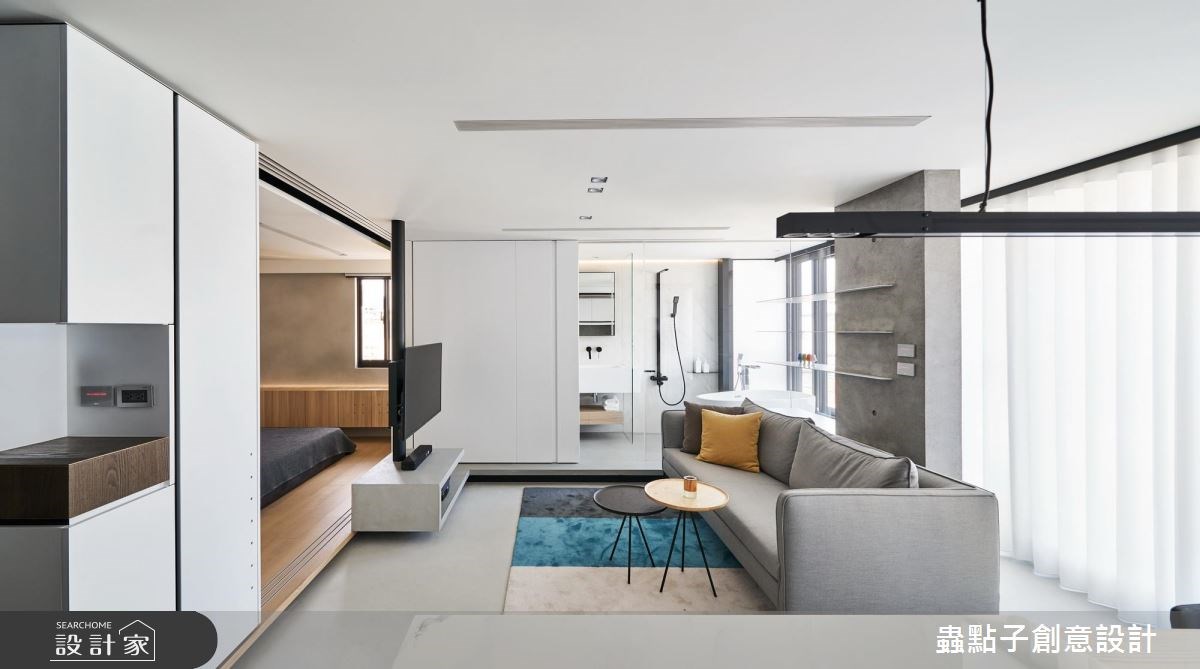 14坪新成屋(5年以下)＿北歐風客廳案例圖片＿蟲點子創意設計＿蟲點子_55之16