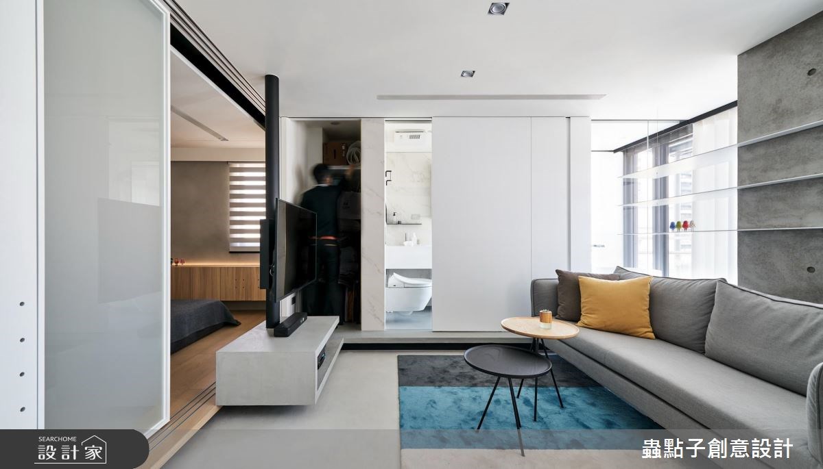 14坪新成屋(5年以下)＿北歐風客廳案例圖片＿蟲點子創意設計＿蟲點子_55之21