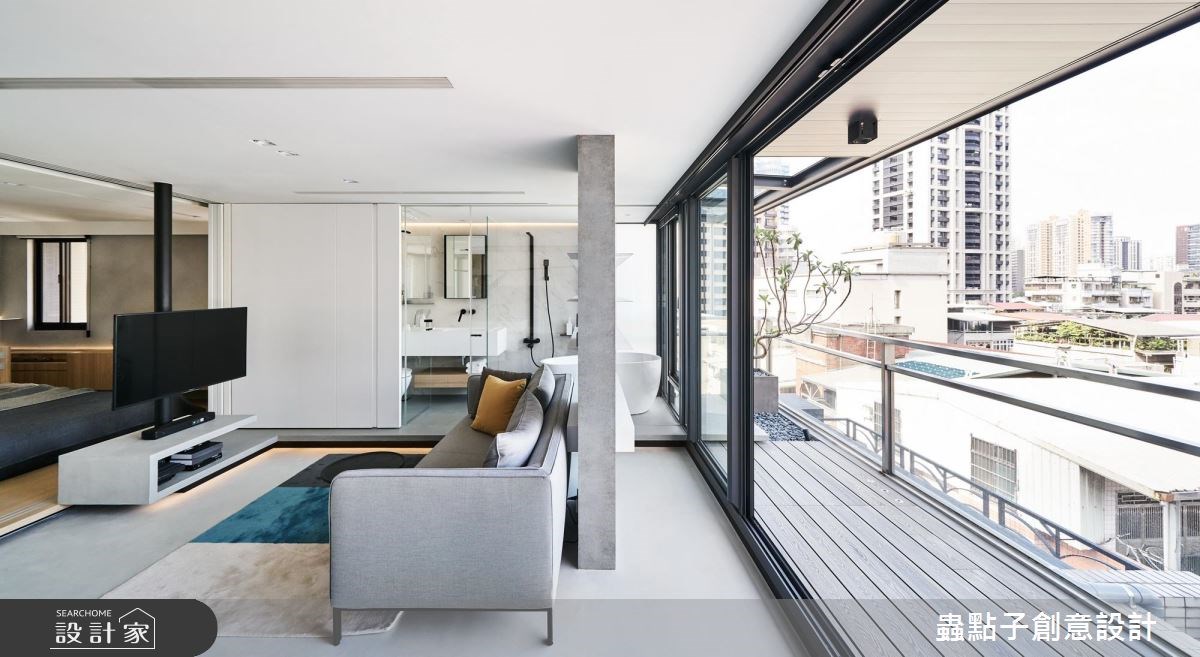 14坪新成屋(5年以下)＿北歐風客廳陽台案例圖片＿蟲點子創意設計＿蟲點子_55之23