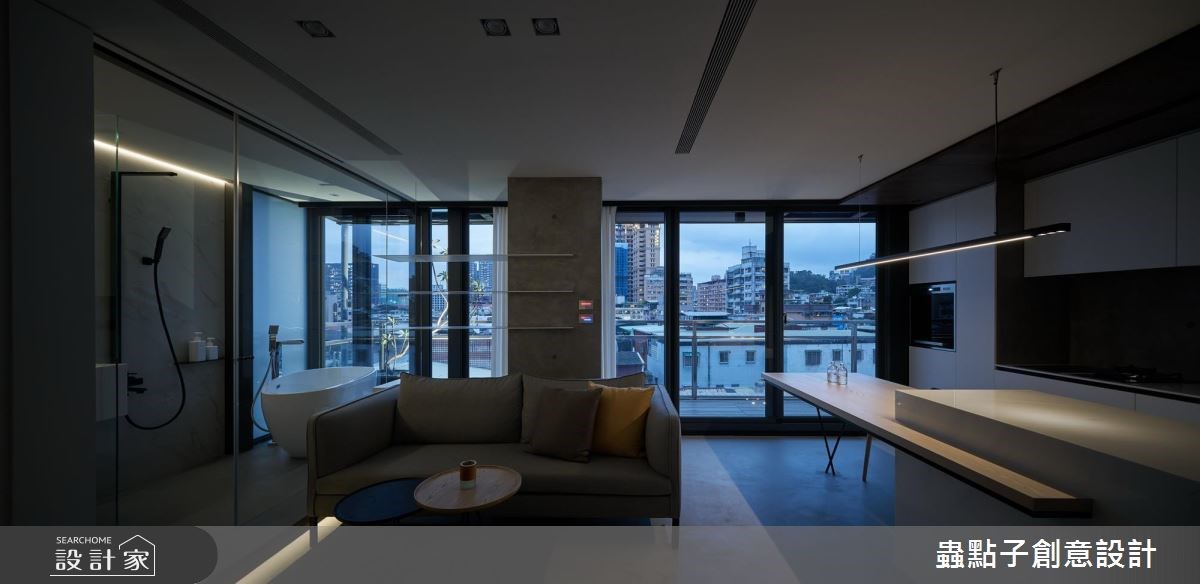 14坪新成屋(5年以下)＿北歐風客廳餐廳吧檯浴室案例圖片＿蟲點子創意設計＿蟲點子_55之48