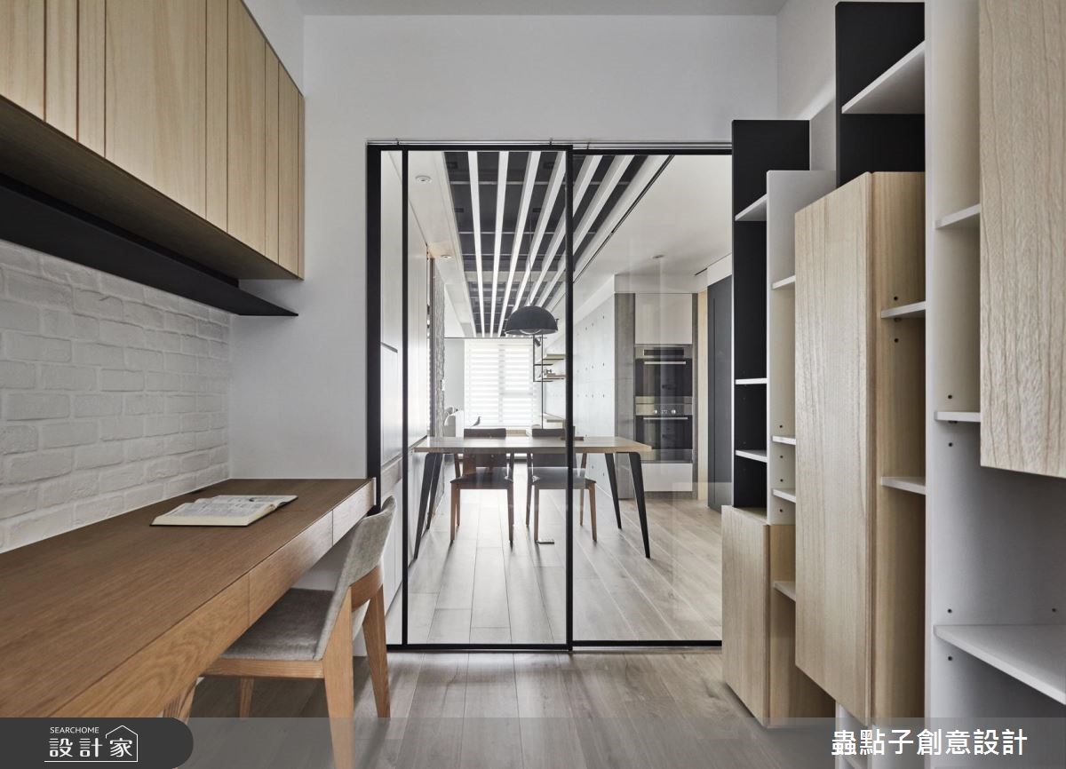 34坪新成屋(5年以下)＿北歐風書房案例圖片＿蟲點子創意設計＿蟲點子_56之27