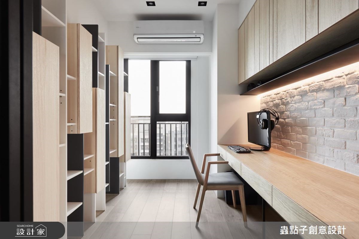 34坪新成屋(5年以下)＿北歐風書房案例圖片＿蟲點子創意設計＿蟲點子_56之28