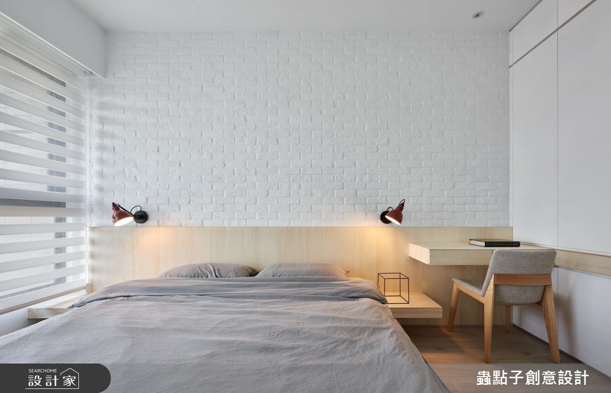 34坪新成屋(5年以下)＿北歐風臥室案例圖片＿蟲點子創意設計＿蟲點子_56之33