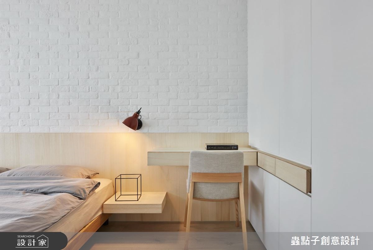34坪新成屋(5年以下)＿北歐風臥室案例圖片＿蟲點子創意設計＿蟲點子_56之34
