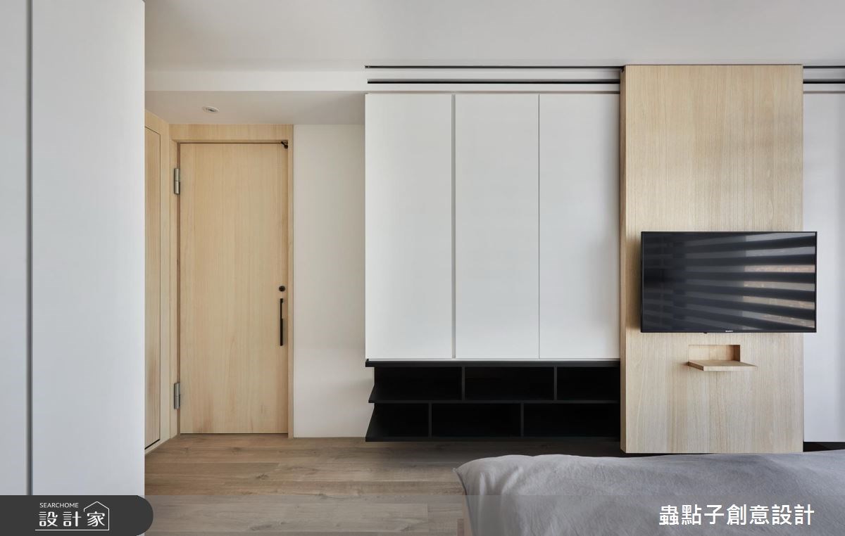 34坪新成屋(5年以下)＿北歐風臥室案例圖片＿蟲點子創意設計＿蟲點子_56之38