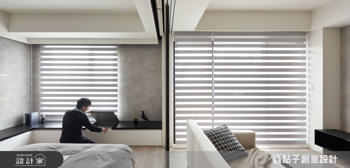 18坪新成屋(5年以下)＿簡約風客廳臥室案例圖片＿蟲點子創意設計＿蟲點子_57之9
