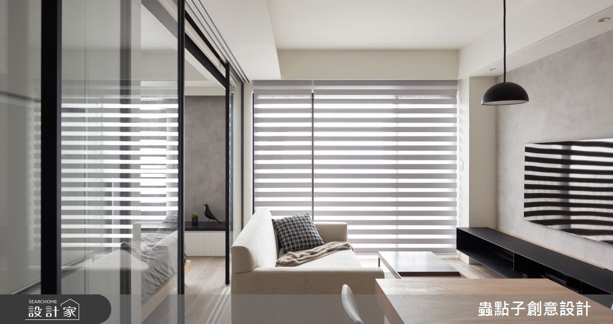 18坪新成屋(5年以下)＿簡約風客廳案例圖片＿蟲點子創意設計＿蟲點子_57之10