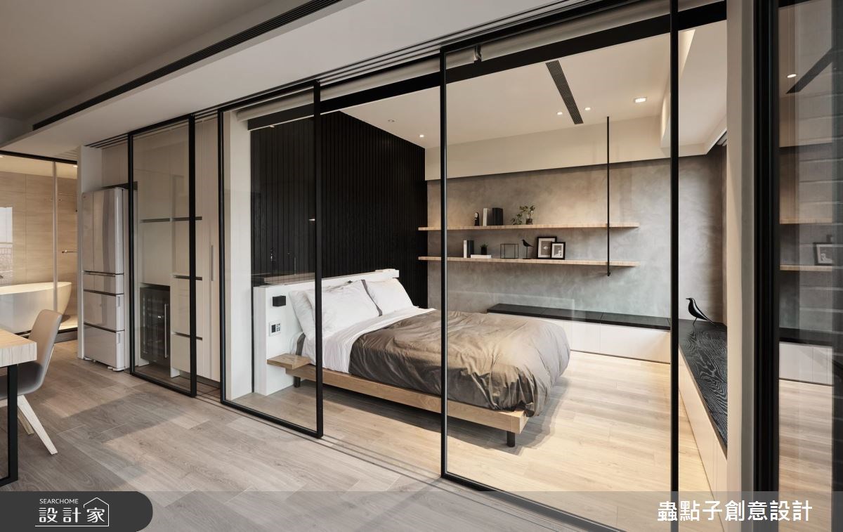 18坪新成屋(5年以下)＿簡約風臥室浴室案例圖片＿蟲點子創意設計＿蟲點子_57之15