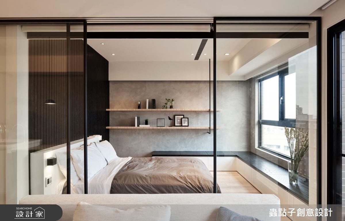18坪新成屋(5年以下)＿簡約風臥室案例圖片＿蟲點子創意設計＿蟲點子_57之16