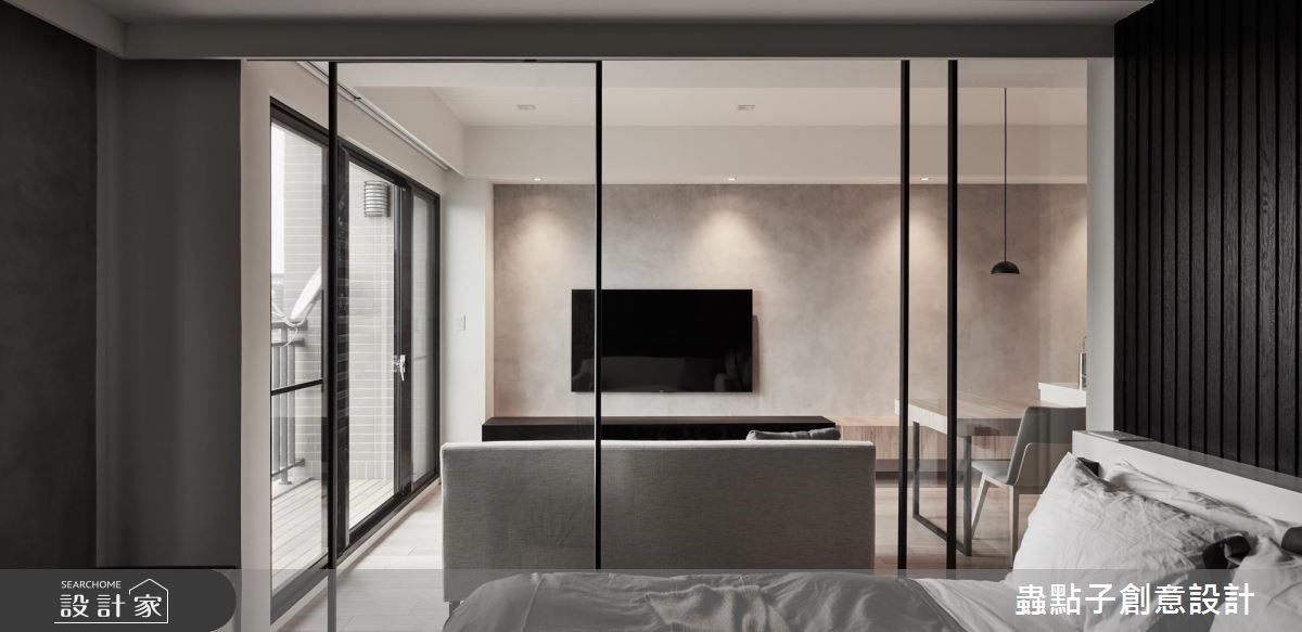 18坪新成屋(5年以下)＿簡約風客廳臥室案例圖片＿蟲點子創意設計＿蟲點子_57之22