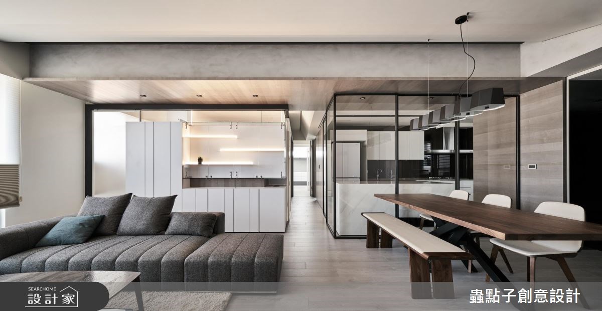 40坪新成屋(5年以下)＿簡約風客廳餐廳案例圖片＿蟲點子創意設計＿蟲點子_58之9