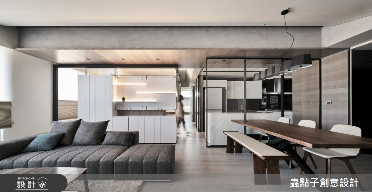 40坪新成屋(5年以下)＿簡約風客廳餐廳案例圖片＿蟲點子創意設計＿蟲點子_58之10