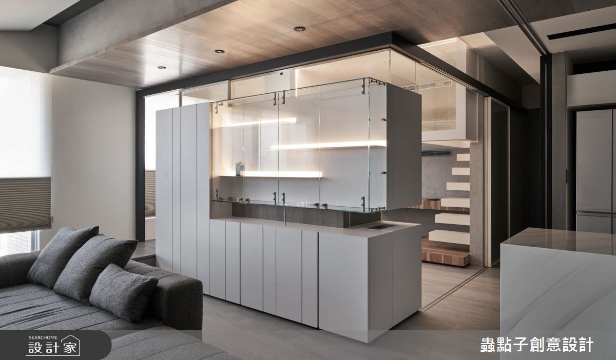 40坪新成屋(5年以下)＿簡約風客廳案例圖片＿蟲點子創意設計＿蟲點子_58之14