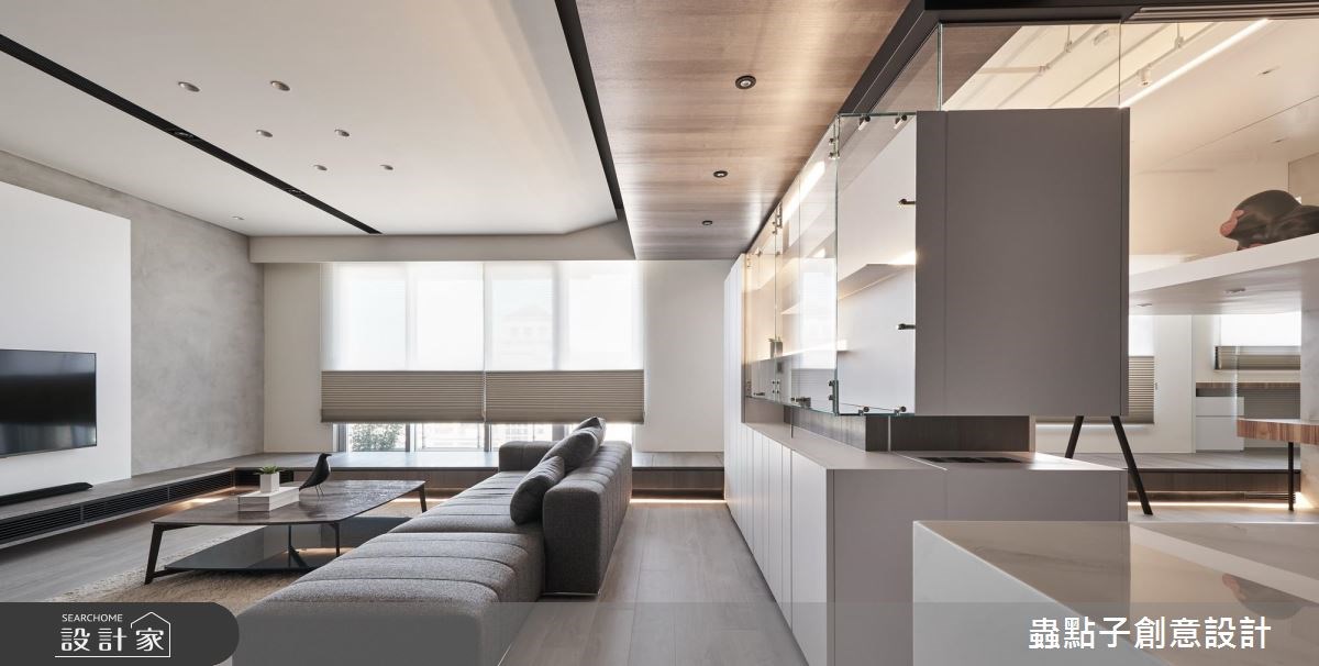 40坪新成屋(5年以下)＿簡約風客廳案例圖片＿蟲點子創意設計＿蟲點子_58之16