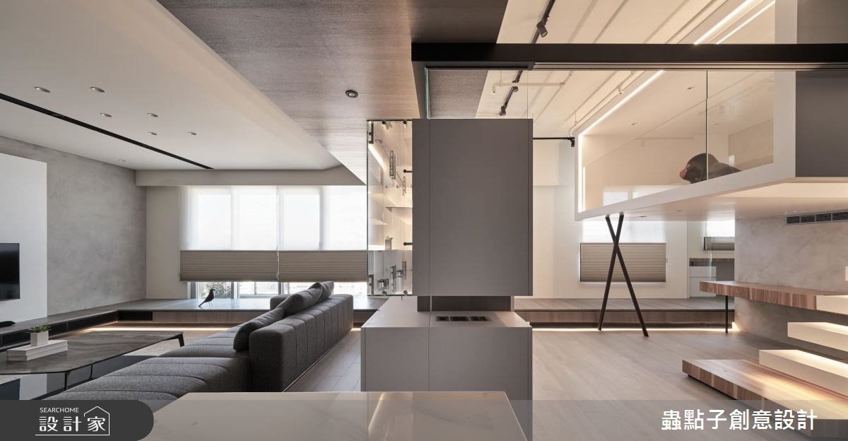 40坪新成屋(5年以下)＿簡約風客廳案例圖片＿蟲點子創意設計＿蟲點子_58之17