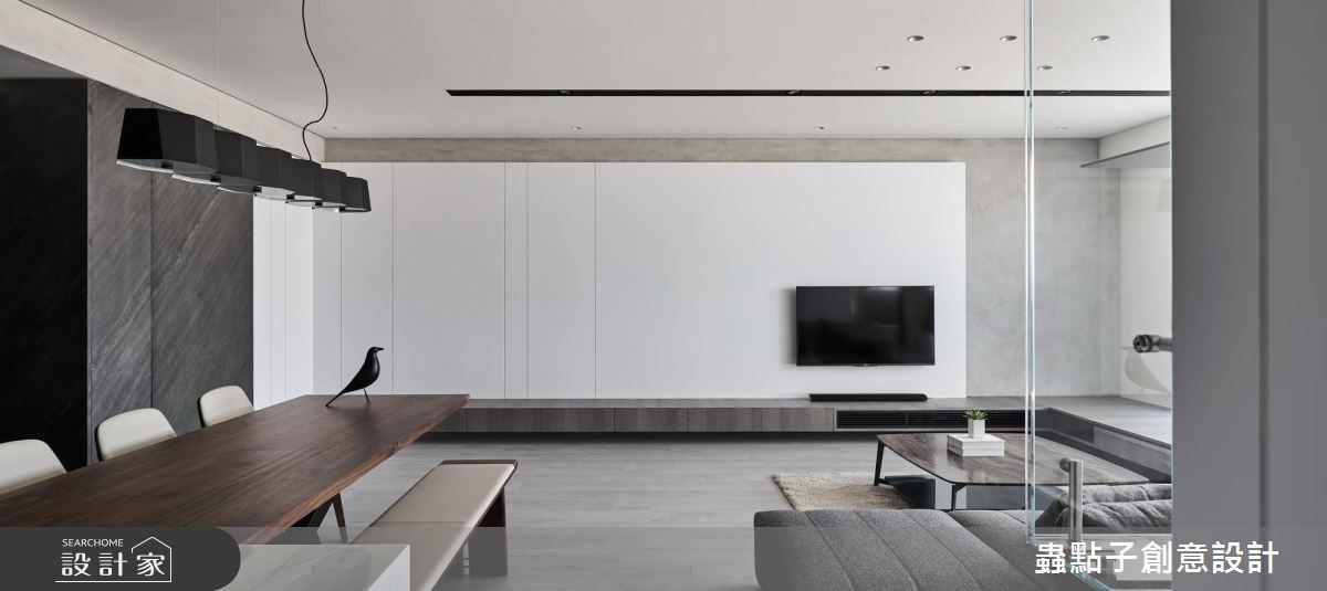 40坪新成屋(5年以下)＿簡約風客廳餐廳案例圖片＿蟲點子創意設計＿蟲點子_58之21