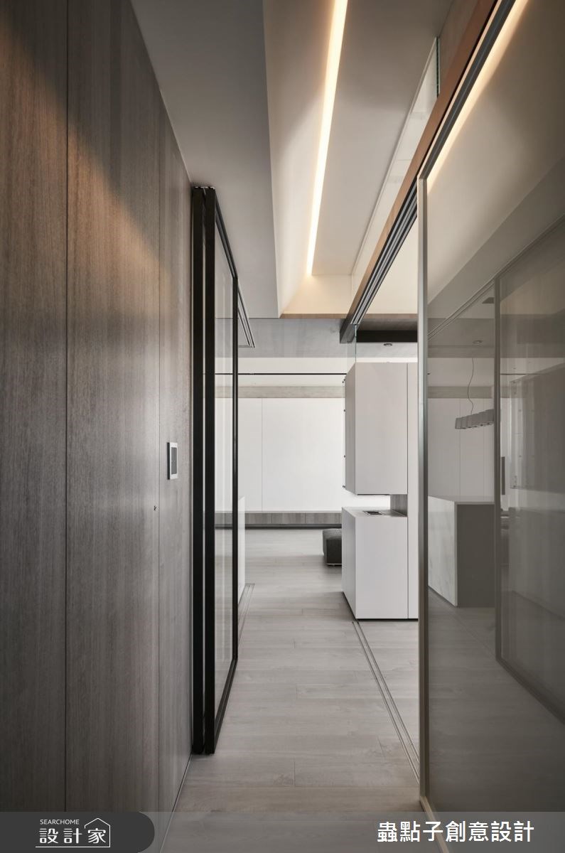 40坪新成屋(5年以下)＿簡約風客廳走廊案例圖片＿蟲點子創意設計＿蟲點子_58之26