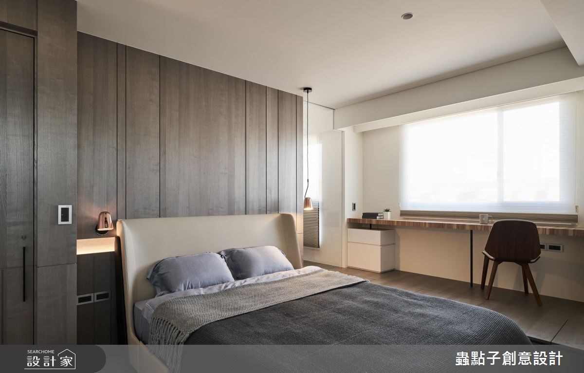 40坪新成屋(5年以下)＿簡約風臥室案例圖片＿蟲點子創意設計＿蟲點子_58之43