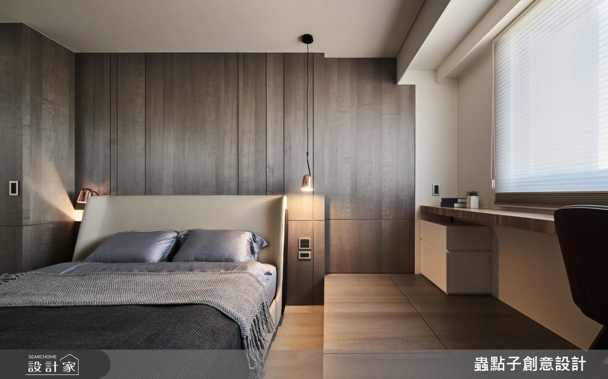 40坪新成屋(5年以下)＿簡約風臥室案例圖片＿蟲點子創意設計＿蟲點子_58之44