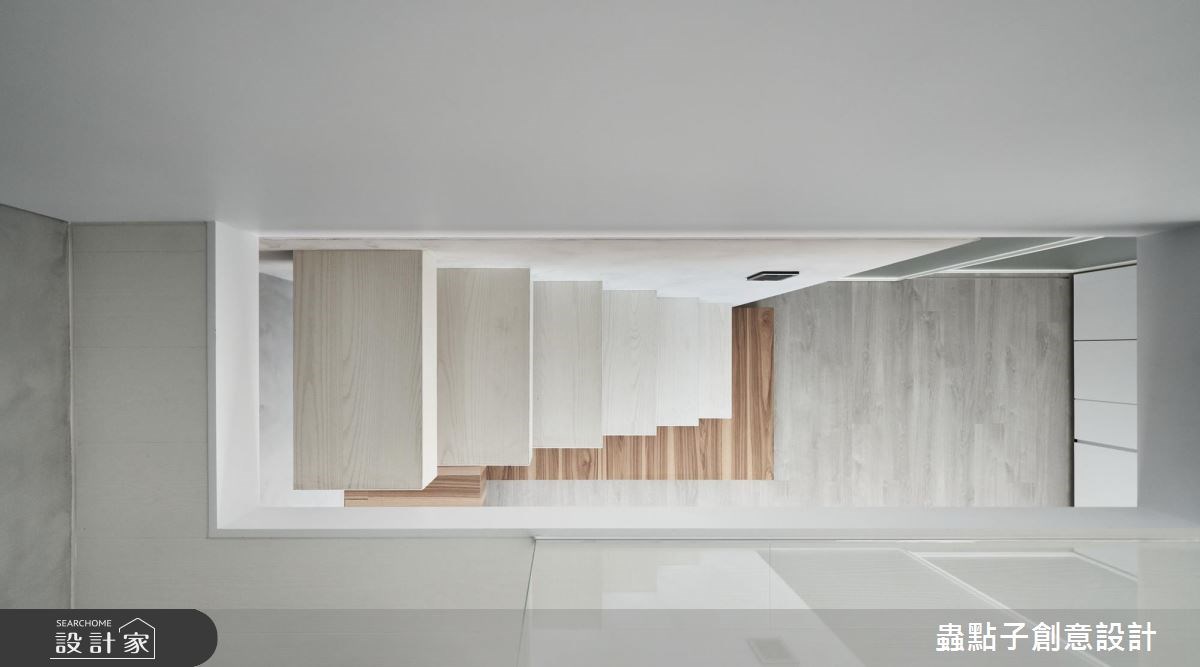 40坪新成屋(5年以下)＿簡約風樓梯案例圖片＿蟲點子創意設計＿蟲點子_58之50