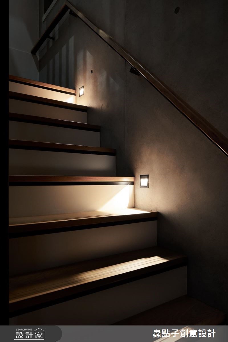 45坪老屋(16~30年)＿簡約風樓梯案例圖片＿蟲點子創意設計＿蟲點子_59之5