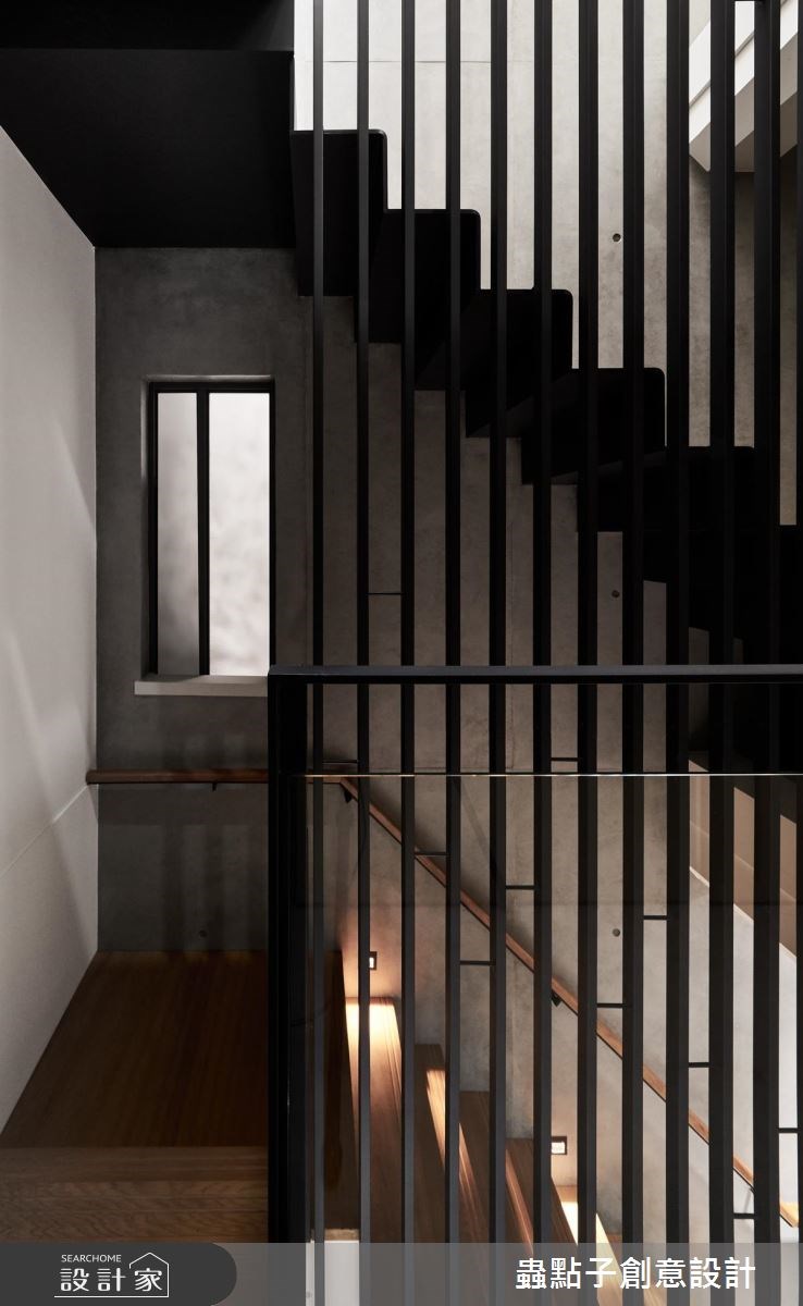 45坪老屋(16~30年)＿簡約風樓梯案例圖片＿蟲點子創意設計＿蟲點子_59之9
