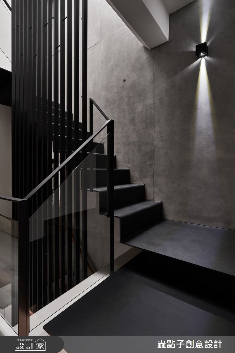 45坪老屋(16~30年)＿簡約風樓梯案例圖片＿蟲點子創意設計＿蟲點子_59之11