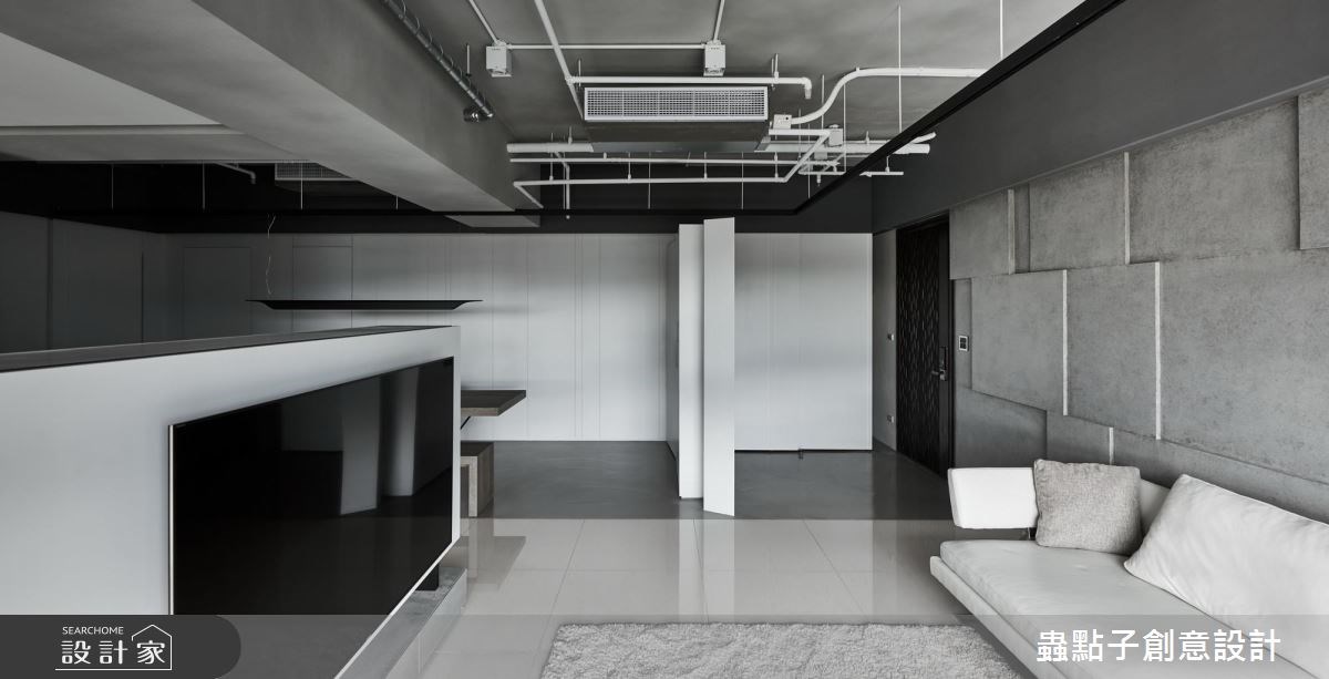 40坪新成屋(5年以下)＿簡約風客廳案例圖片＿蟲點子創意設計＿蟲點子_60之13
