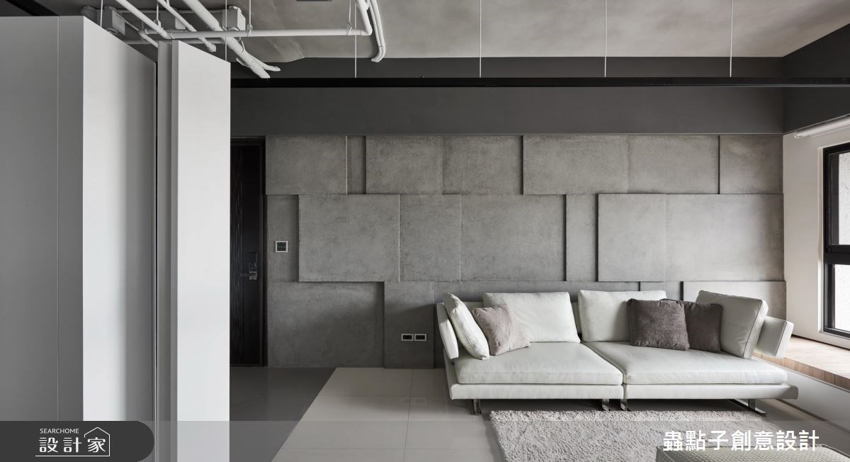 40坪新成屋(5年以下)＿簡約風客廳案例圖片＿蟲點子創意設計＿蟲點子_60之14
