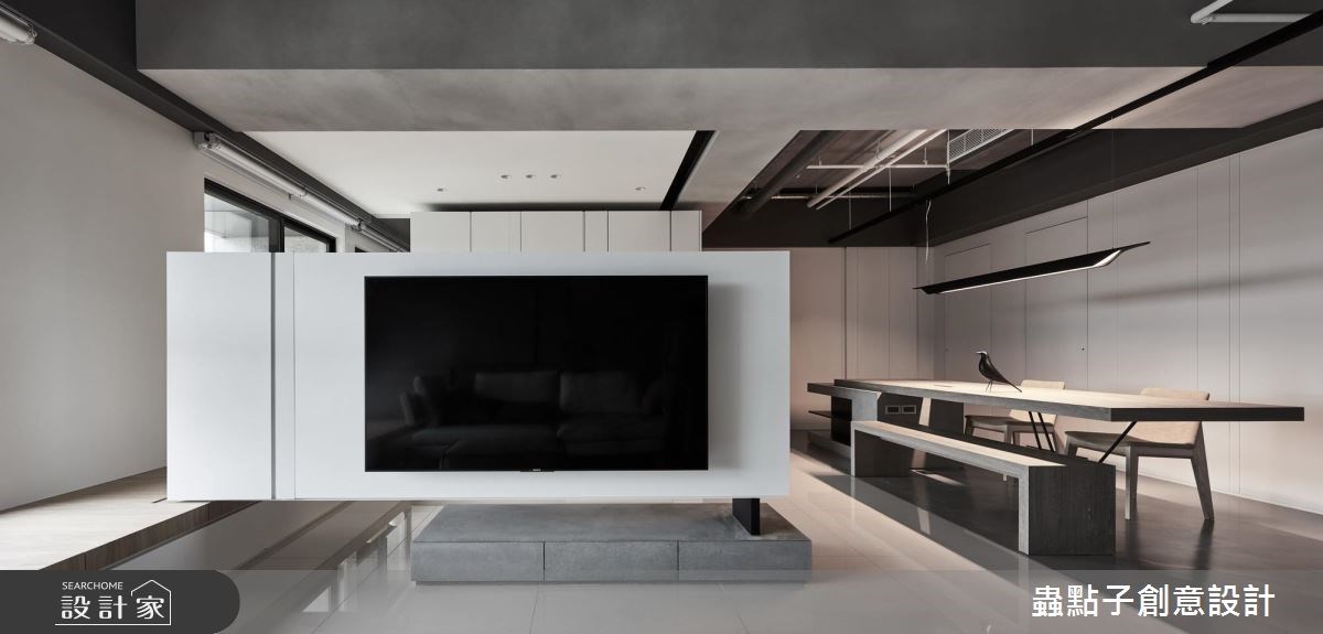 40坪新成屋(5年以下)＿簡約風客廳案例圖片＿蟲點子創意設計＿蟲點子_60之15