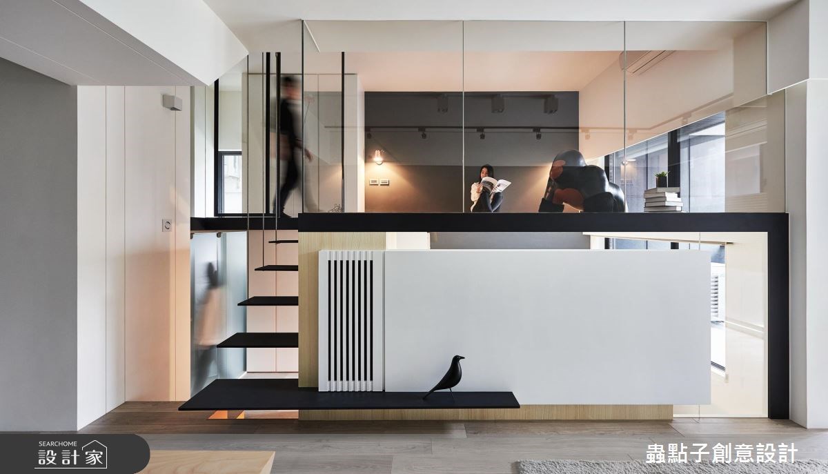10坪新成屋(5年以下)＿簡約風樓梯閣樓多功能室案例圖片＿蟲點子創意設計＿蟲點子_61之4