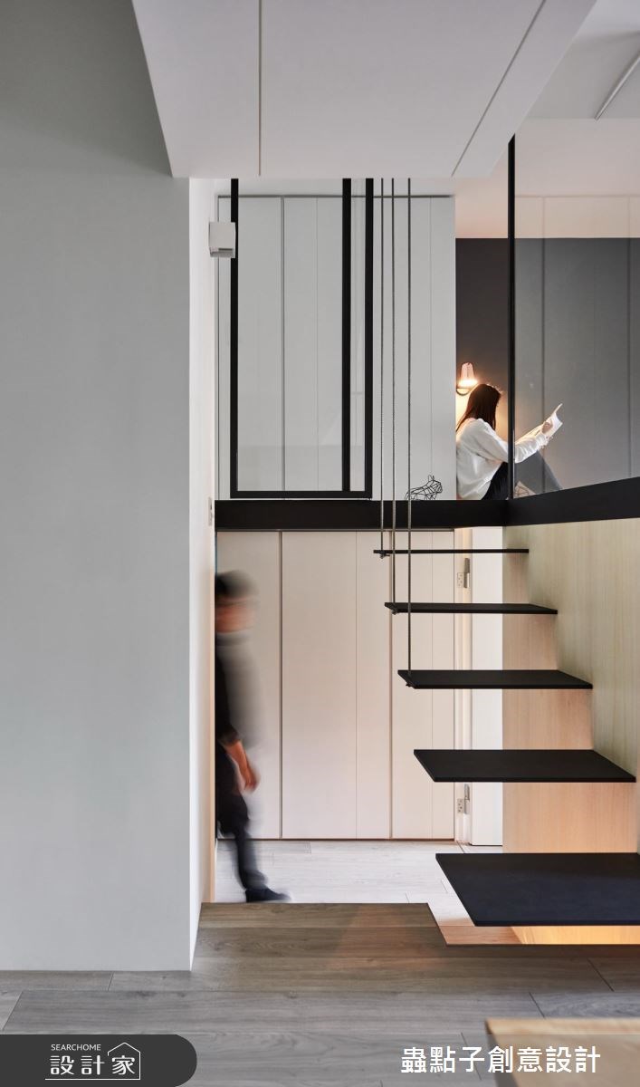 10坪新成屋(5年以下)＿簡約風樓梯閣樓多功能室案例圖片＿蟲點子創意設計＿蟲點子_61之6