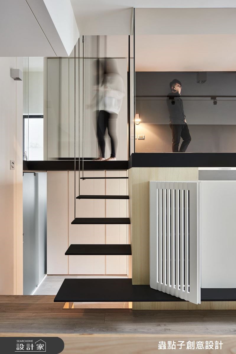 10坪新成屋(5年以下)＿簡約風樓梯閣樓多功能室案例圖片＿蟲點子創意設計＿蟲點子_61之7