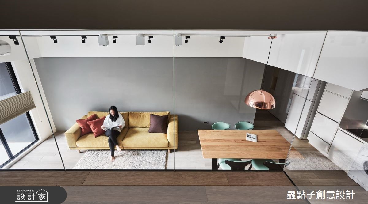 10坪新成屋(5年以下)＿簡約風客廳餐廳案例圖片＿蟲點子創意設計＿蟲點子_61之12