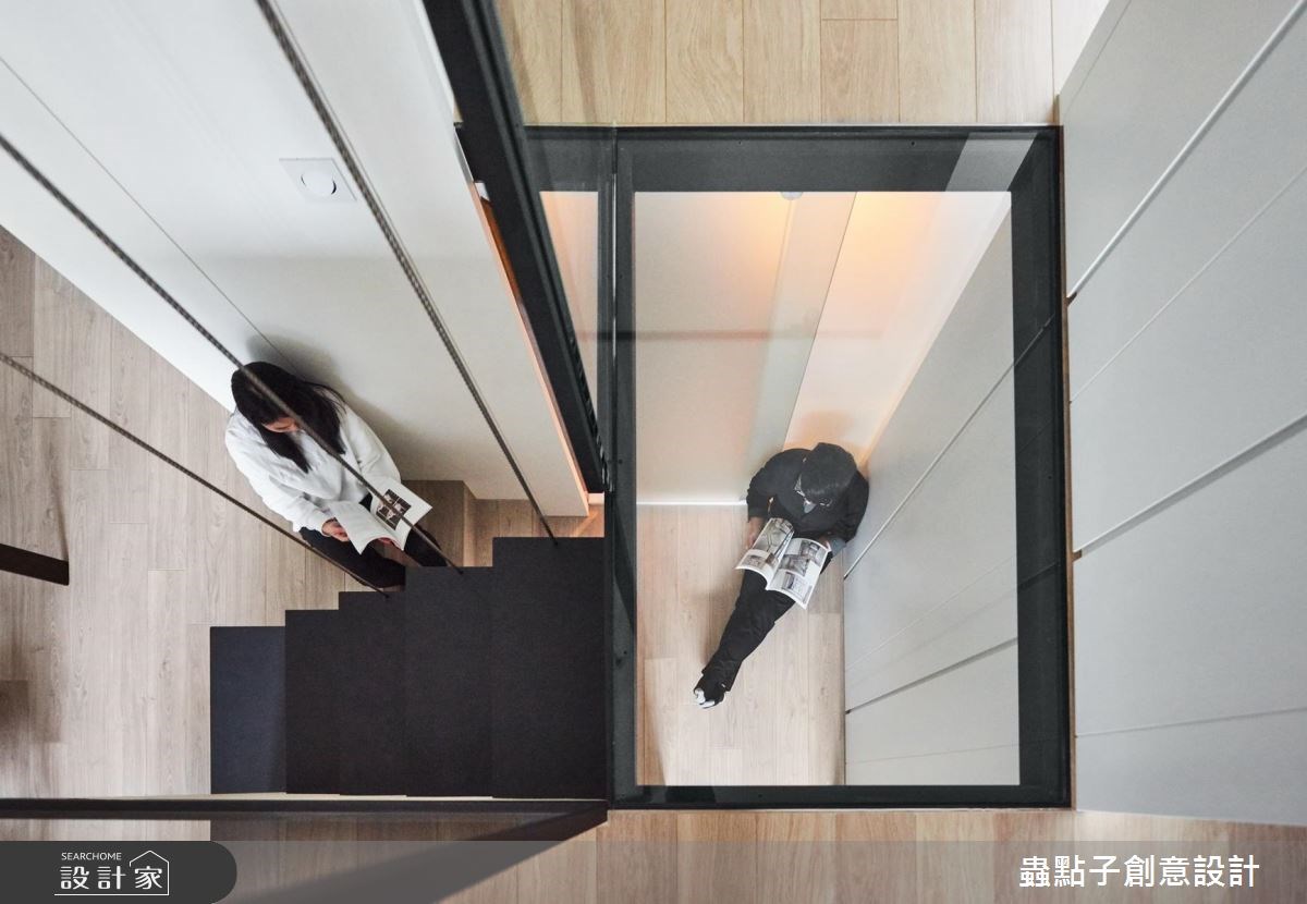 10坪新成屋(5年以下)＿簡約風樓梯案例圖片＿蟲點子創意設計＿蟲點子_61之16