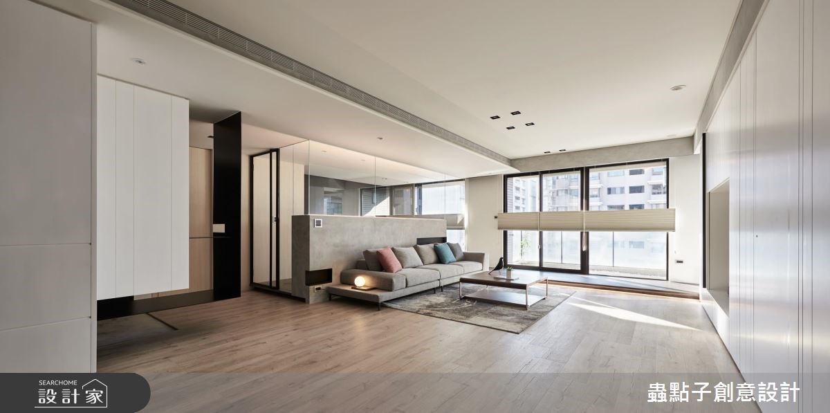 60坪新成屋(5年以下)＿簡約風客廳案例圖片＿蟲點子創意設計＿蟲點子_62之15