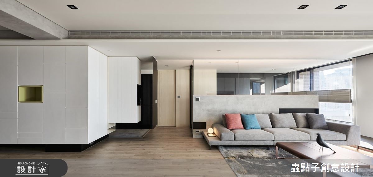 60坪新成屋(5年以下)＿簡約風客廳案例圖片＿蟲點子創意設計＿蟲點子_62之16